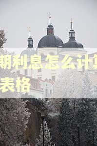 逾期利息怎么计算XLS表格