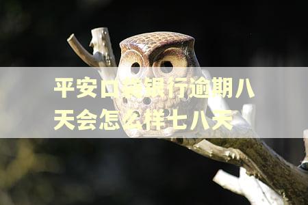 平安口袋银行逾期八天会怎么样七八天