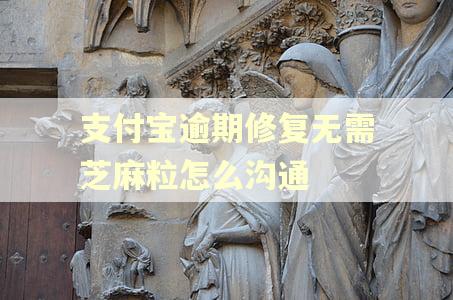 支付宝逾期修复无需芝麻粒怎么沟通 支付宝逾期修复无需芝麻粒怎么沟通