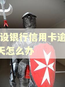 建设银行信用卡逾期7天怎么办 建设银行信用卡逾期7天怎么办