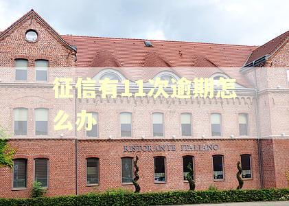 征信有11次逾期怎么办