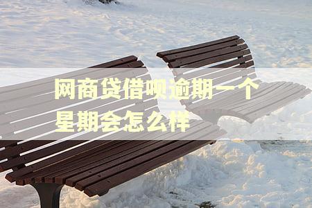 网商贷借呗逾期一个星期会怎么样