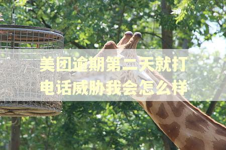 美团逾期第二天就打电话威胁我会怎么样