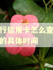 招行信用卡怎么查逾期的具体时间 招行信用卡怎么查逾期的具体时间