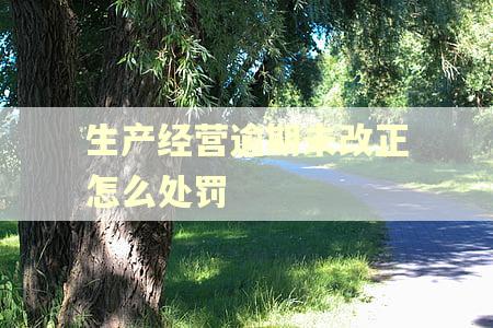 生产经营逾期未改正怎么处罚