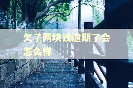 欠了两块钱逾期了会怎么样