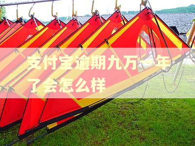 支付宝逾期九万一年了会怎么样