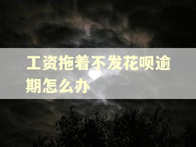 工资拖着不发花呗逾期怎么办