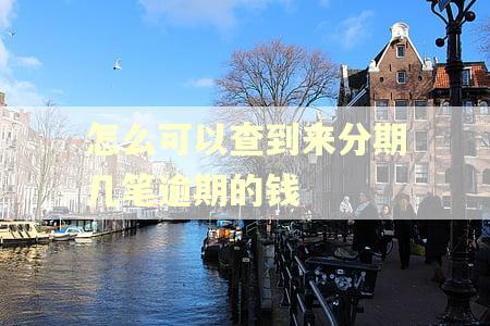 怎么可以查到来分期几笔逾期的钱