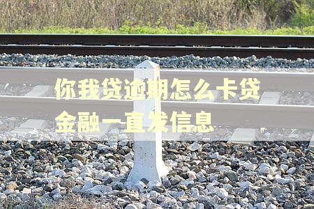 你我贷逾期怎么卡贷金融一直发信息