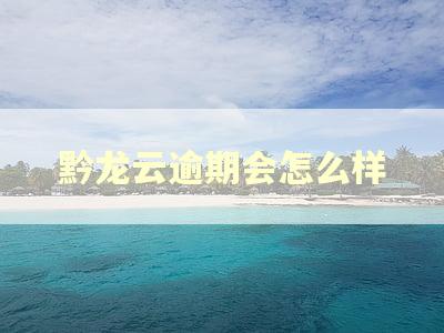 黔龙云逾期会怎么样