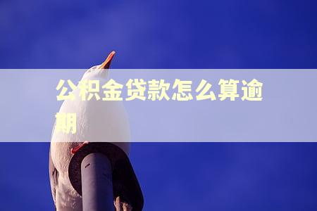 公积金贷款怎么算逾期