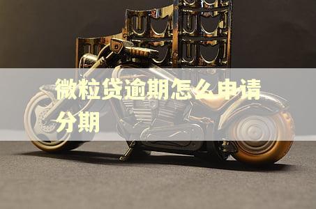 微粒贷逾期怎么申请分期