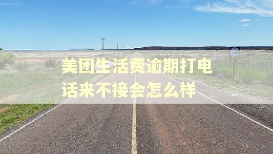 美团生活费逾期打电话来不接会怎么样