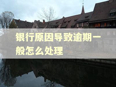 银行原因导致逾期一般怎么处理 银行原因导致逾期一般怎么处理