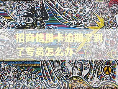 招商信用卡逾期了到了专员怎么办