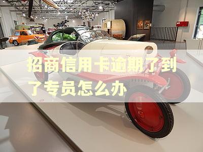 招商信用卡逾期了到了专员怎么办