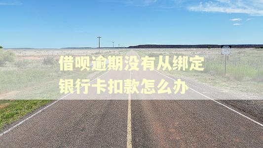借呗逾期没有从绑定银行卡扣款怎么办