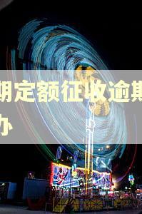 定期定额征收逾期怎么办