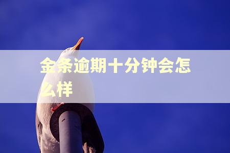 金条逾期十分钟会怎么样