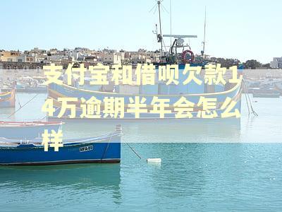 支付宝和借呗欠款14万逾期半年会怎么样