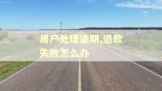 用户处理逾期,退款失败怎么办