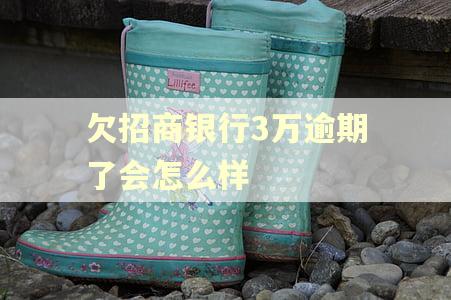欠招商银行3万逾期了会怎么样