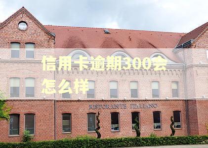 信用卡逾期300会怎么样