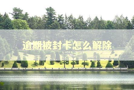 逾期被封卡怎么解除