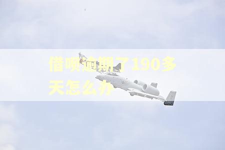 借呗逾期了190多天怎么办