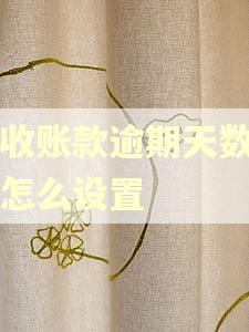 应收账款逾期天数函数怎么设置