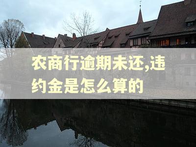 农商行逾期未还,违约金是怎么算的