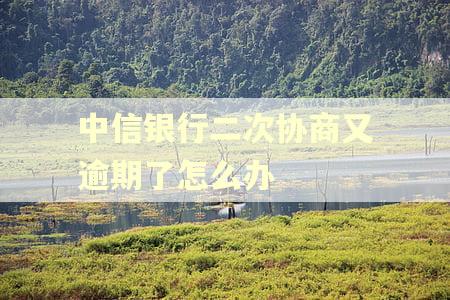 中信银行二次协商又逾期了怎么办