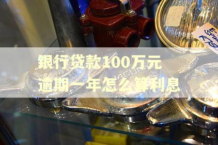 银行贷款100万元逾期一年怎么算利息