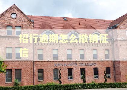 招行逾期怎么撤销征信