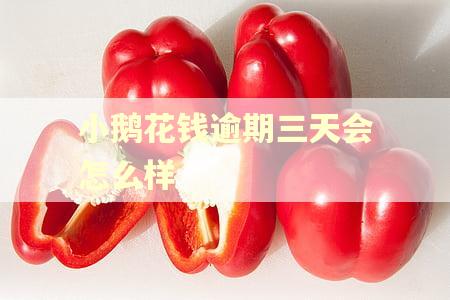 小鹅花钱逾期三天会怎么样 小鹅花钱逾期三天会怎么样