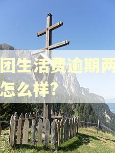 美团生活费逾期两天会怎么样?