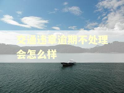 交通违章逾期不处理会怎么样