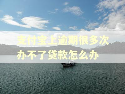 支付宝上逾期很多次办不了贷款怎么办