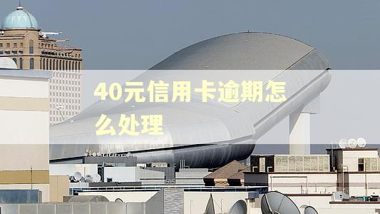 40元信用卡逾期怎么处理 40元信用卡逾期怎么处理