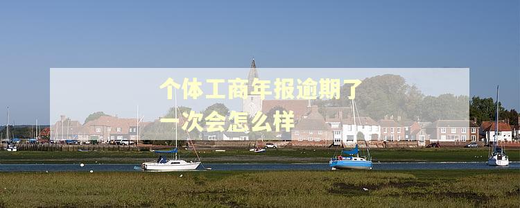 个体工商年报逾期了一次会怎么样 个体工商年报逾期了一次会怎么样