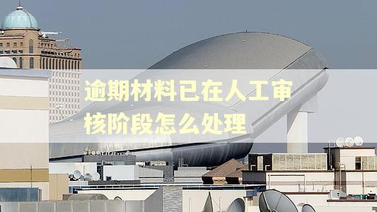 逾期材料已在人工审核阶段怎么处理
