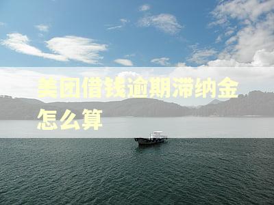 美团借钱逾期滞纳金怎么算