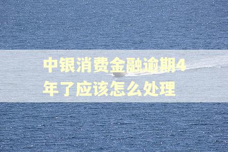 中银消费金融逾期4年了应该怎么处理