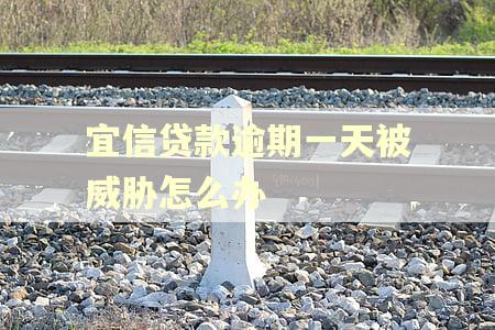 宜信贷款逾期一天被威胁怎么办