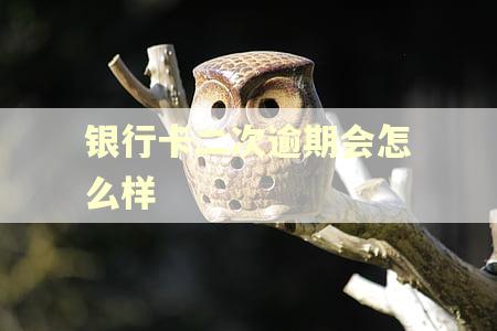 银行卡二次逾期会怎么样