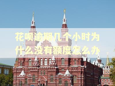 花呗逾期几个小时为什么没有额度怎么办