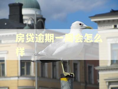 房贷逾期一周会怎么样