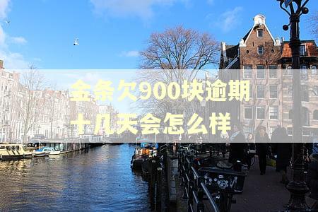 金条欠900块逾期十几天会怎么样