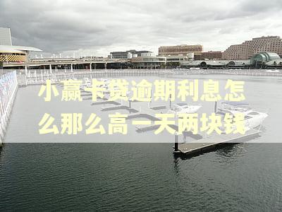 小赢卡贷逾期利息怎么那么高一天两块钱